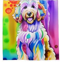 Goldendoodle Curtain "Good Dood Collection" 