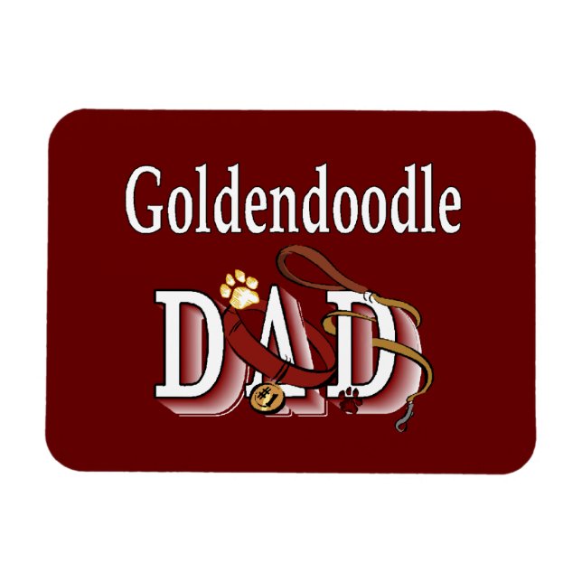 Goldendoodle Dad Magnet (Horizontal)