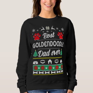 Goldendoodle Dad Ugly Christmas Sweatshirt