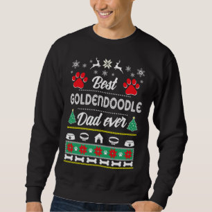 Goldendoodle Dad Ugly Christmas Sweatshirt