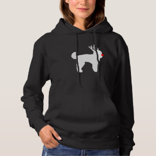 Goldendoodle Dog Christmas Reindeer Antlers Xmas Hoodie