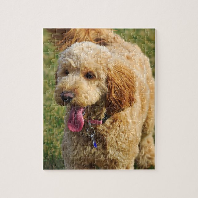 Goldendoodle Dog Jigsaw Puzzle (Vertical)