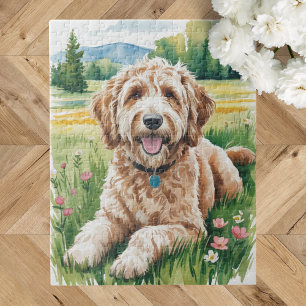 Goldendoodle Dog Jigsaw Puzzle