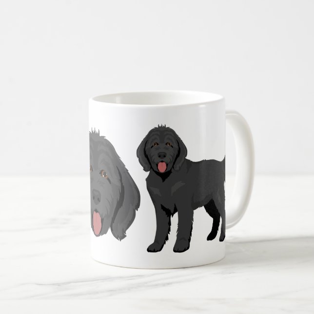 Goldendoodle dog mix Coffee Mug (Front Right)