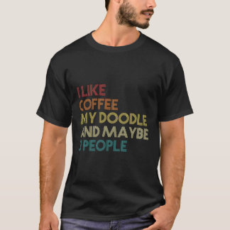 Goldendoodle Dog Owner Coffee Lovers Gift Vintage T-Shirt