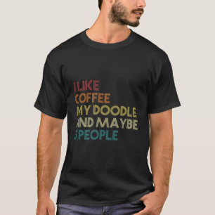 Goldendoodle Dog Owner Coffee Lovers Gift Vintage T-Shirt