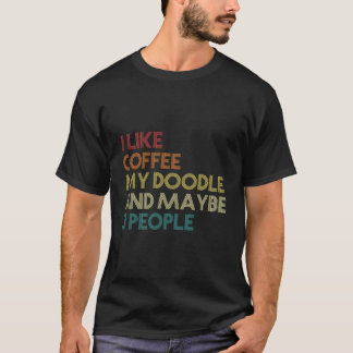 Goldendoodle Dog Owner Coffee Lovers Gift Vintage T-Shirt