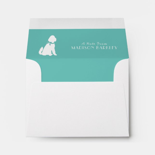 Goldendoodle Dog Puppy Labradoodle Envelope (Back (Bottom))