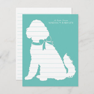 Goldendoodle Dog Puppy Labradoodle Thank You Card