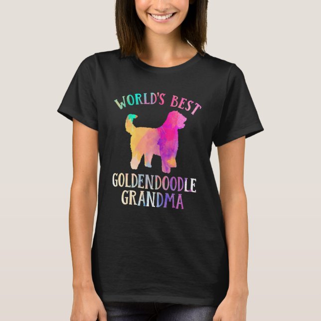 Goldendoodle Dog  Worldu2019s Best Golden Doodle G T-Shirt (Front)