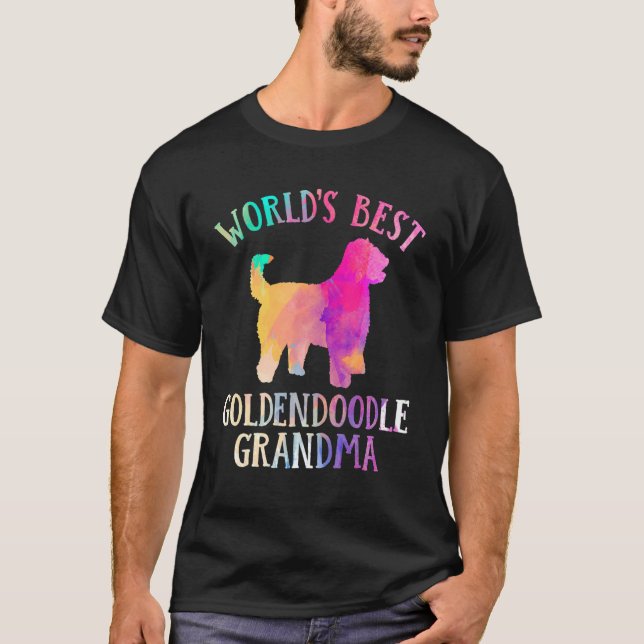 Goldendoodle Dog  Worldu2019s Best Golden Doodle G T-Shirt (Front)