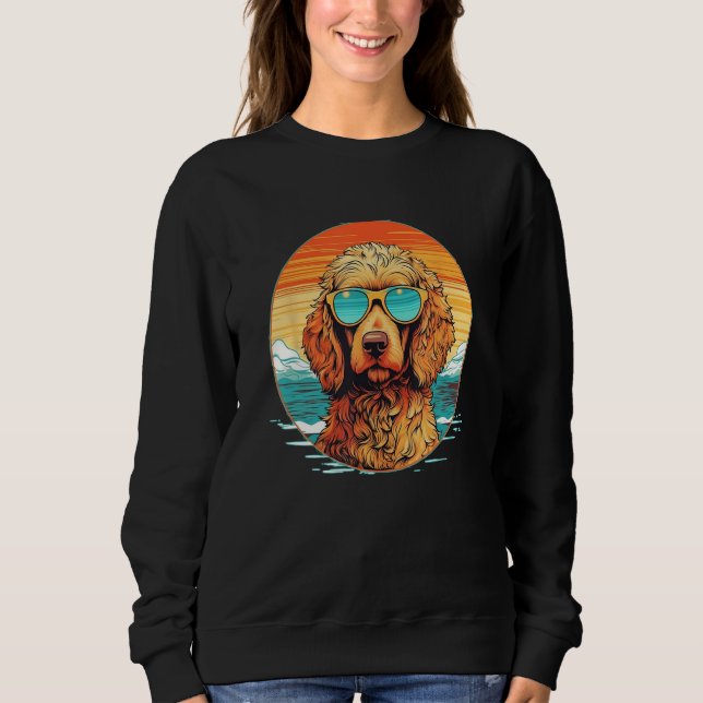 Goldendoodle Dood Funny Doodle Dog Golden Doodle 9 Sweatshirt (Front)