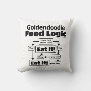 Goldendoodle Food Logic Cushion