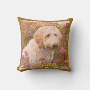 Goldendoodle fun cute  cushion