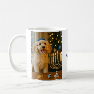 Goldendoodle Hanukkah Christmaskah Coffee Mug