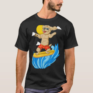 Goldendoodle Hawaii Hawaiian Men Women Surfer Summ T-Shirt