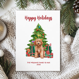 Goldendoodle Holiday Card