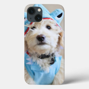 Goldendoodle In Shark Costume iPhone 13 Case