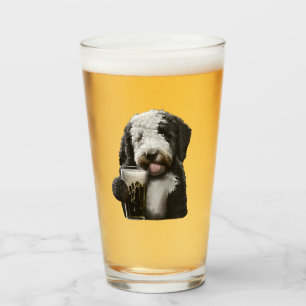 Goldendoodle, Labradoodle, bernedoodle funny  gift Glass