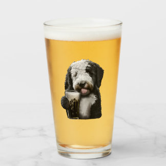 Goldendoodle, Labradoodle, bernedoodle funny  gift Glass