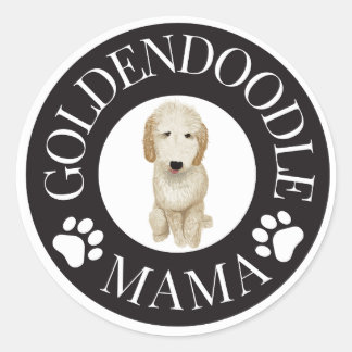 Goldendoodle Mama Sticker