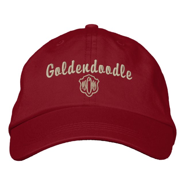 Goldendoodle, MOM Embroidered Hat (Front)