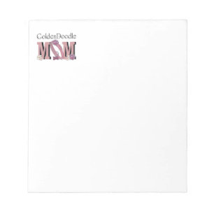GoldenDoodle MOM Notepad