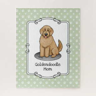 Goldendoodle Mum Doodle Mum (golden red) Dog mum Jigsaw Puzzle
