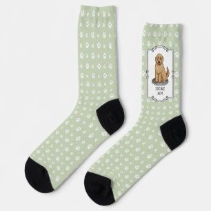 Goldendoodle Mum Doodle Mum (golden red) Dog mum Socks
