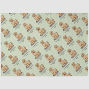 Goldendoodle Mum Doodle Mum (golden red) Dog mum Tissue Paper