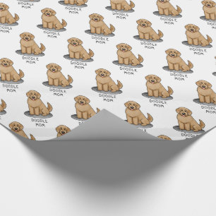 Goldendoodle Mum Doodle Mum (golden red) Dog mum Wrapping Paper