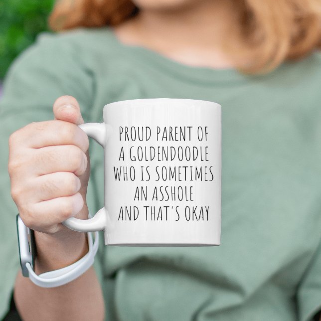 Goldendoodle Mum Proud Parent of a Goldendoodle Coffee Mug (Creator Uploaded)