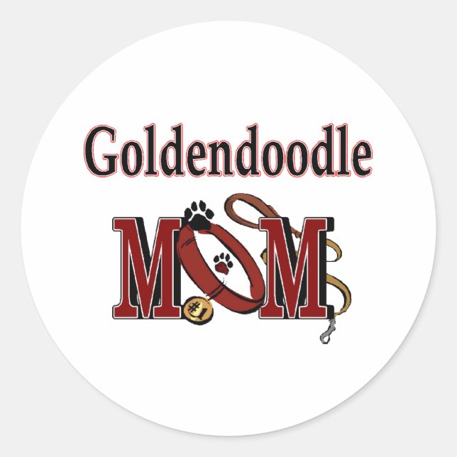 Goldendoodle Mum Sticker (Front)