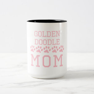 Goldendoodle Mum Two-Tone Coffee Mug