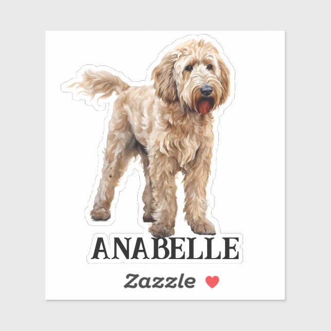  Goldendoodle Personalised Name (Sheet)