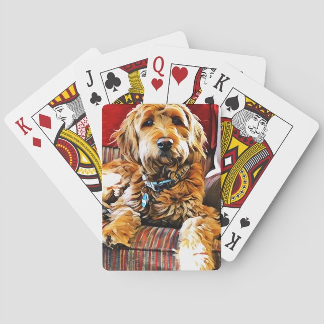 Goldendoodle Playing Cards (Back)