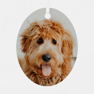 Goldendoodle Puppy Dog Metal Tree Decoration