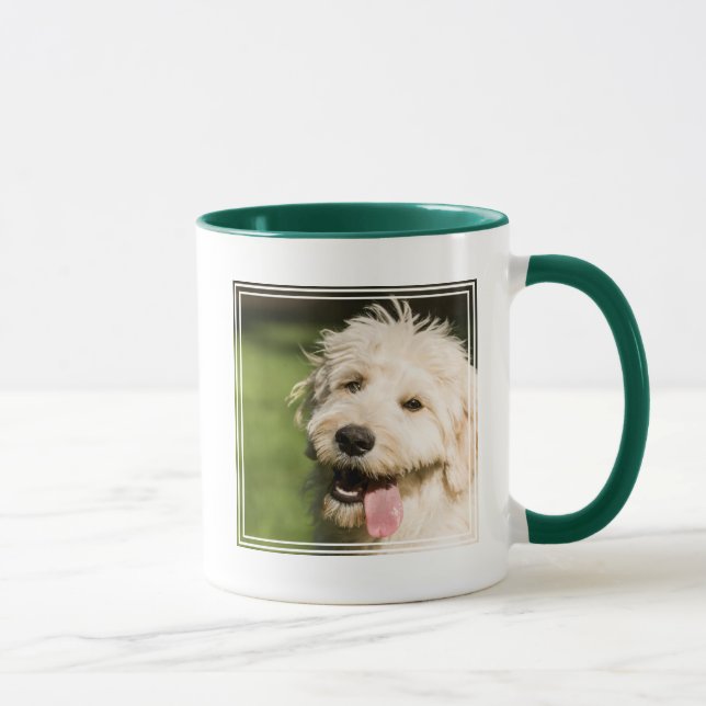 Goldendoodle Puppy Panting Mug (Right)