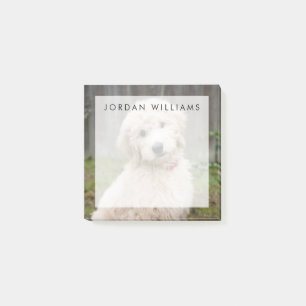 Goldendoodle Puppy Sits In Grass Post-it Notes