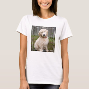 Goldendoodle Puppy Sits In Grass T-Shirt