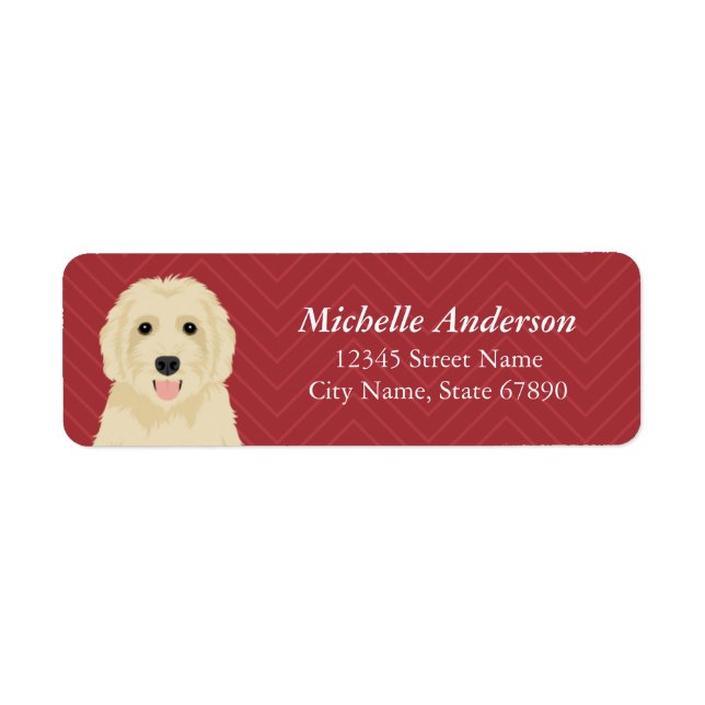 Goldendoodle Return Address Labels (Front)