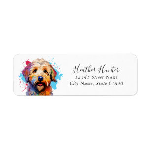 Goldendoodle Return Address Labels