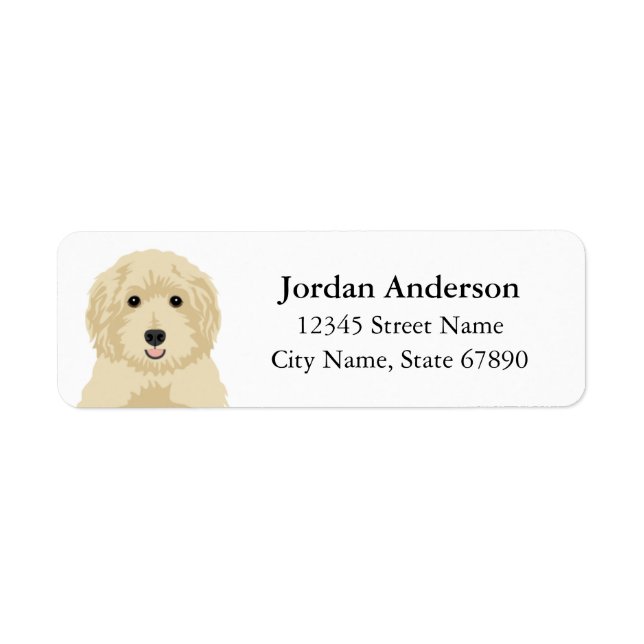 Goldendoodle Return Address Labels (Front)