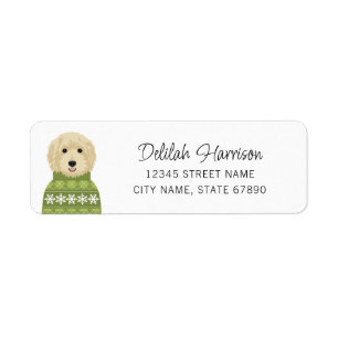 Goldendoodle Return Address Labels