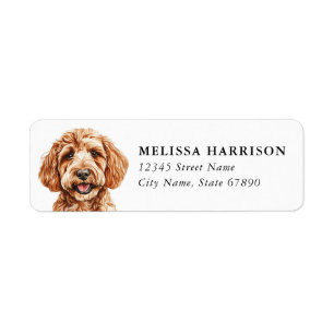 Goldendoodle Return Address Labels
