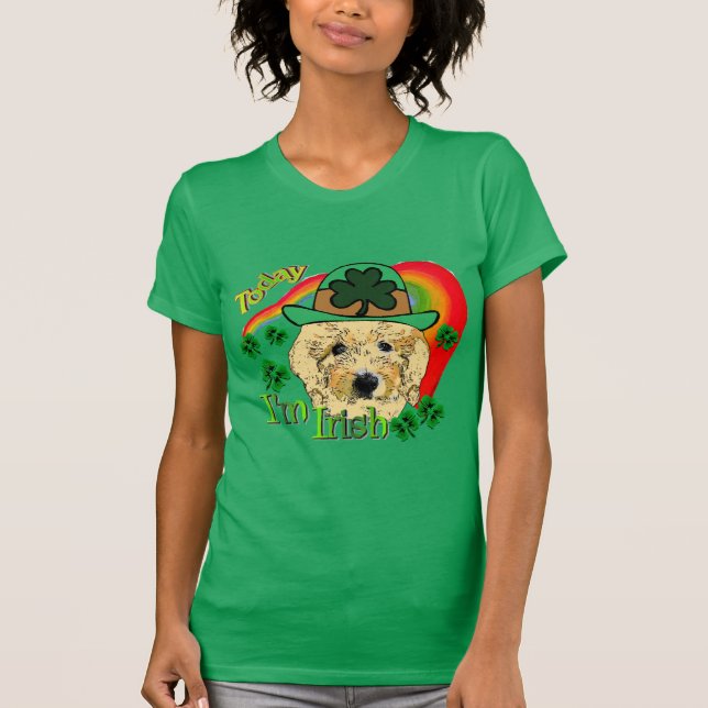 Goldendoodle St Patricks Day T-Shirt (Front)