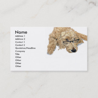 Goldendoodle Stella Business Cards