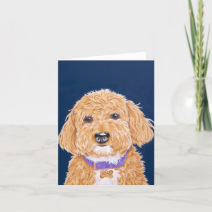Goldendoodle Thank You Card