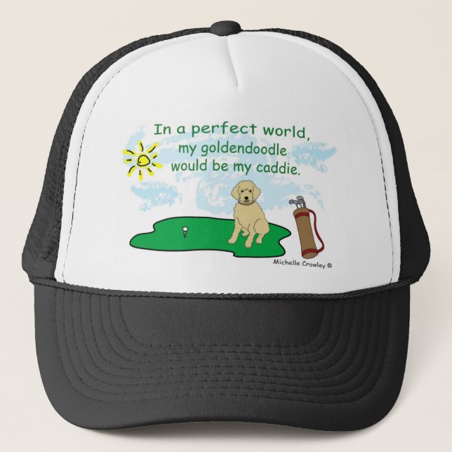 Goldendoodle Trucker Hat (Front)