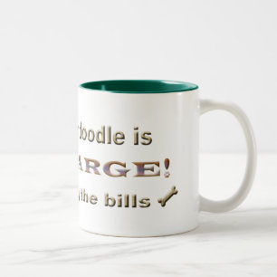 goldendoodle Two-Tone coffee mug